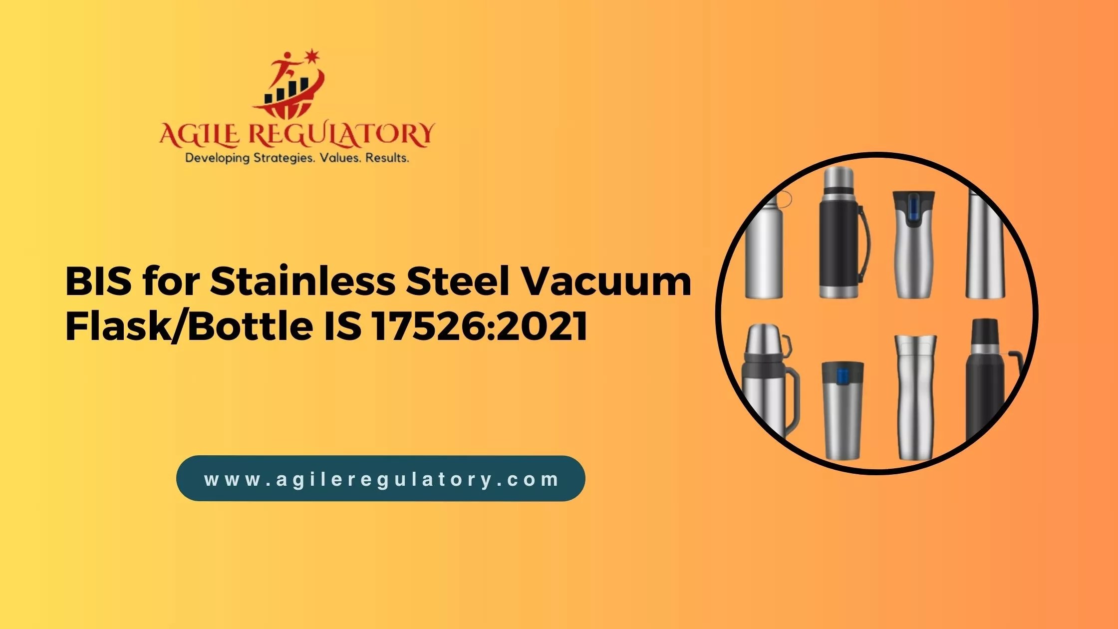 BIS For Stainless Steel Flask /Bottle IS 17526202 Apply Online